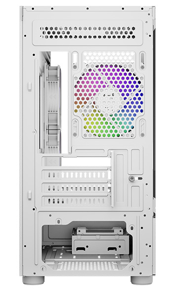 Aerocool - Caixa Micro-ATX Aerocool Viewport Mini Vidro Temperado Branco