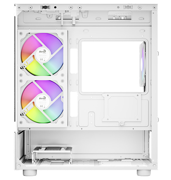 Aerocool - Caixa Micro-ATX Aerocool Viewport Mini Vidro Temperado Branco