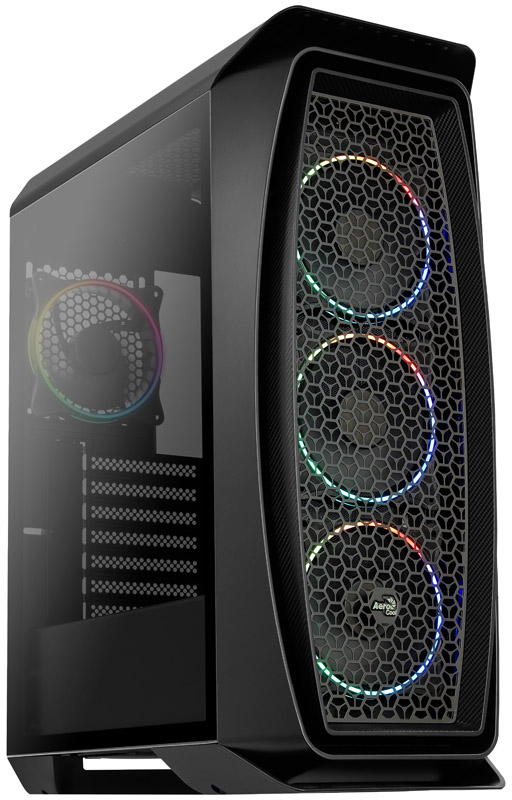 Caixa ATX Aerocool Aero One Eclipse ARGB Vidro Temperado Preto