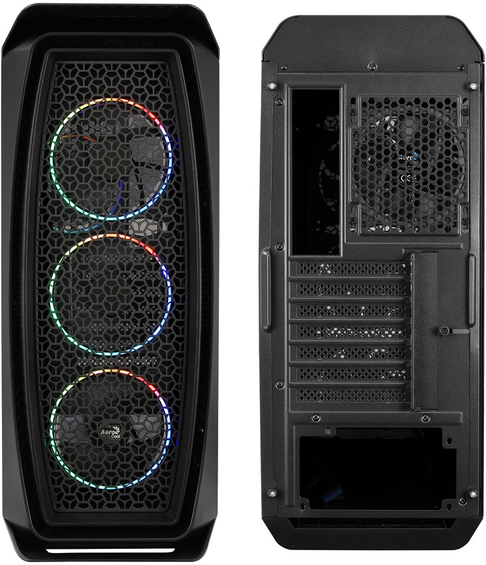 Aerocool - Caixa ATX Aerocool Aero One Eclipse ARGB Vidro Temperado Preto