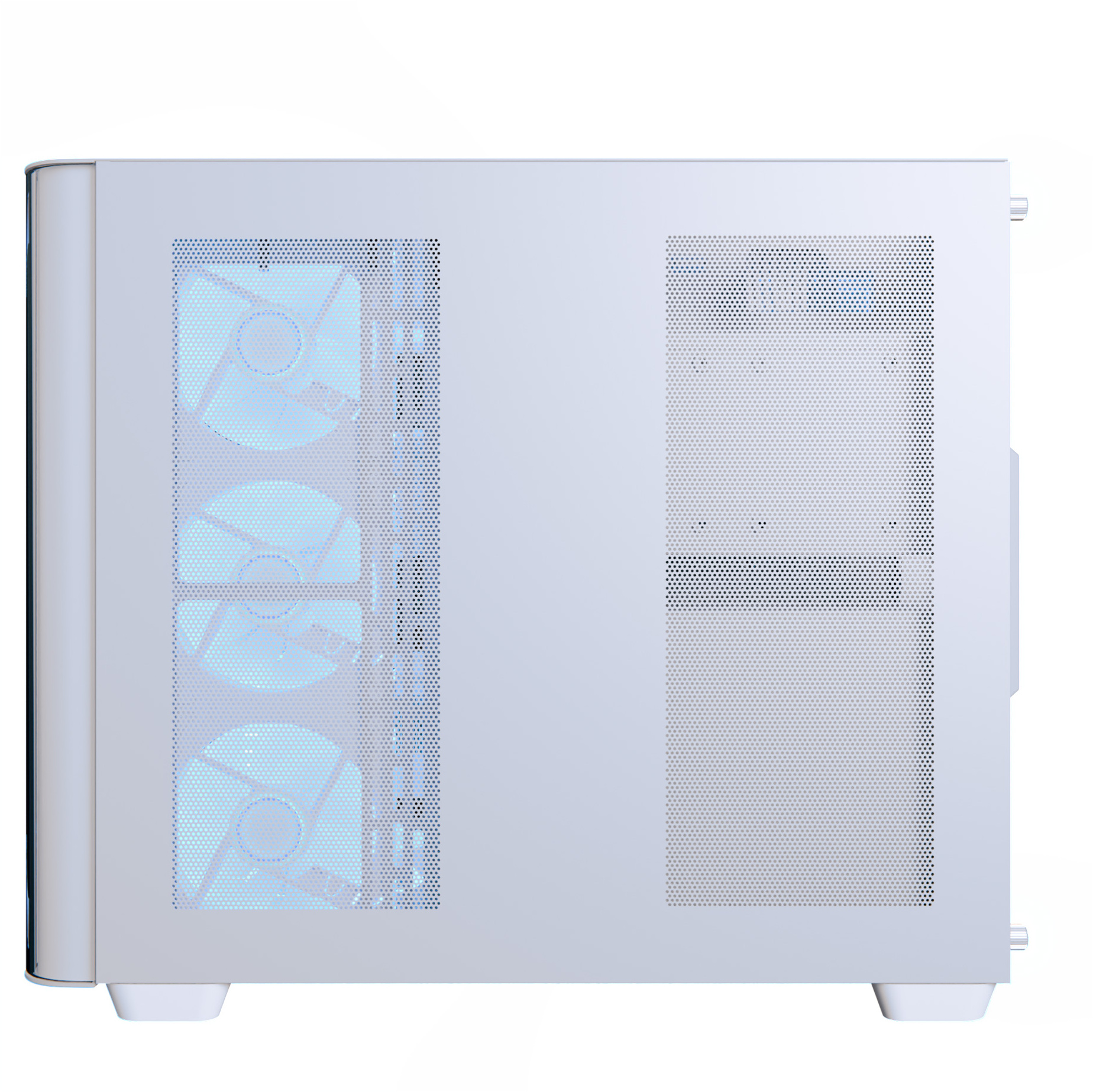 Aerocool - Caixa ATX Aerocool P500C ARGB Vidro Temperado Branco