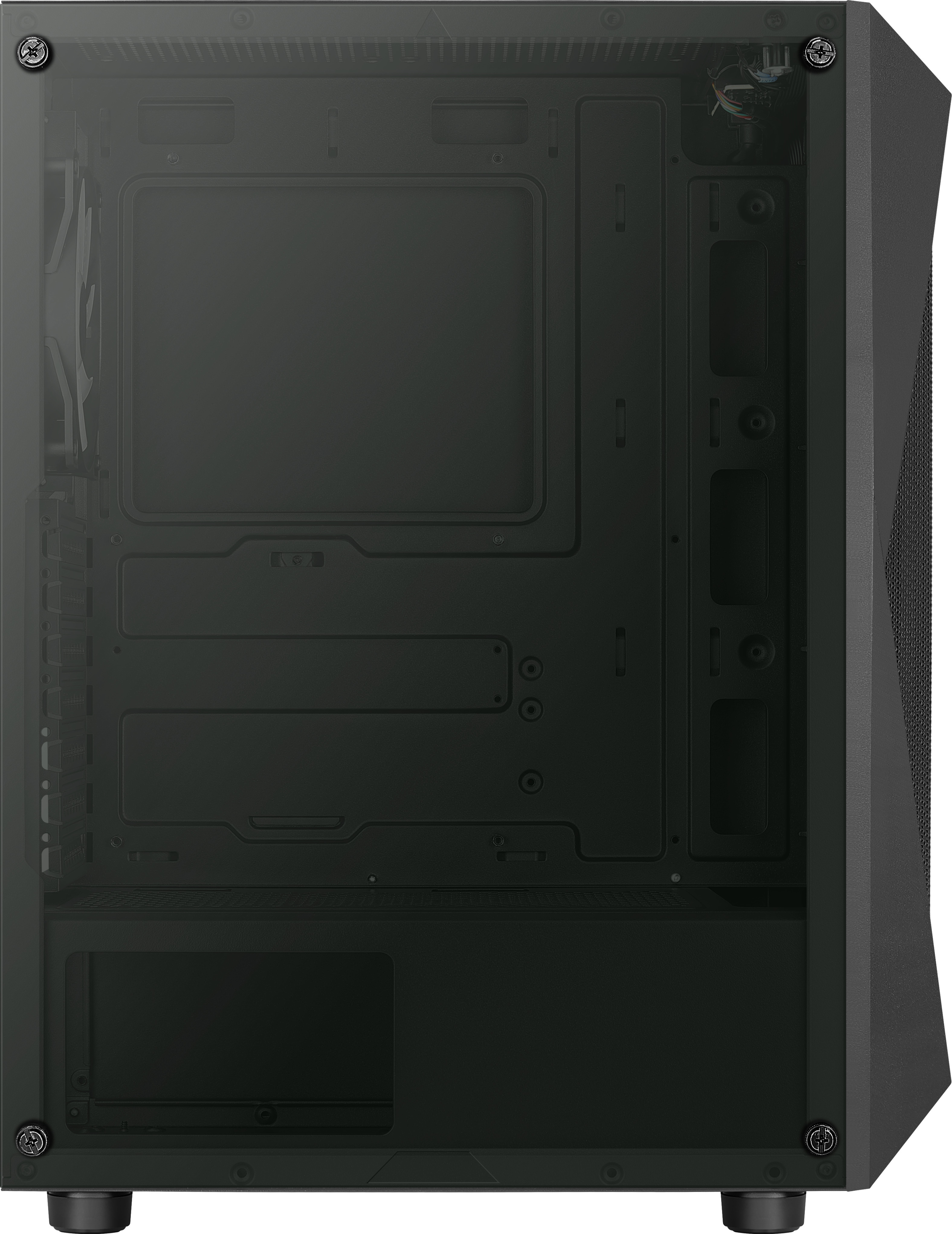 Aerocool - ** B Grade **  Caixa ATX Aerocool Falcon V1 , Janela, 4x Ventoinhas FRGB Incluidas