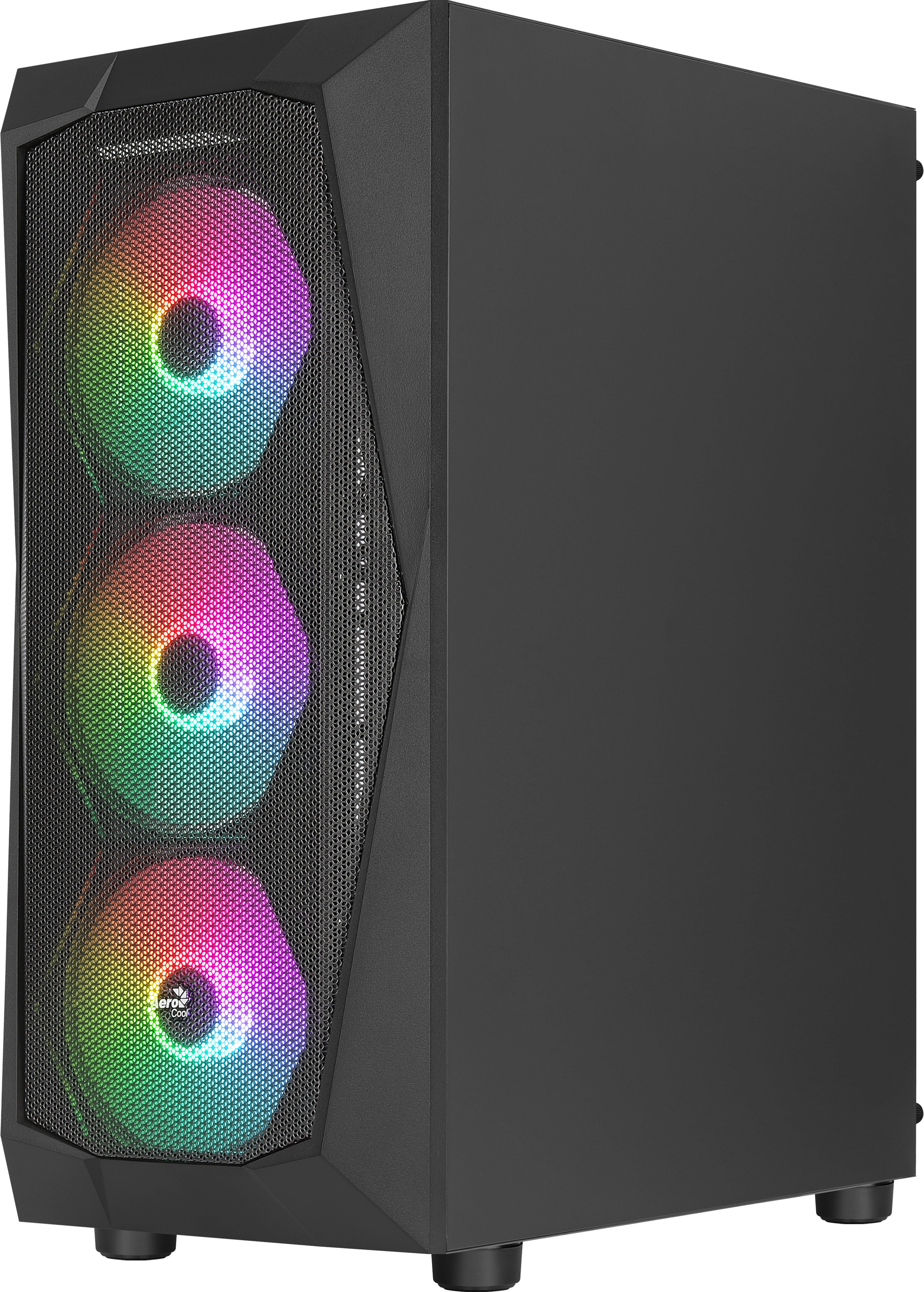 Aerocool - ** B Grade **  Caixa ATX Aerocool Falcon V1 , Janela, 4x Ventoinhas FRGB Incluidas