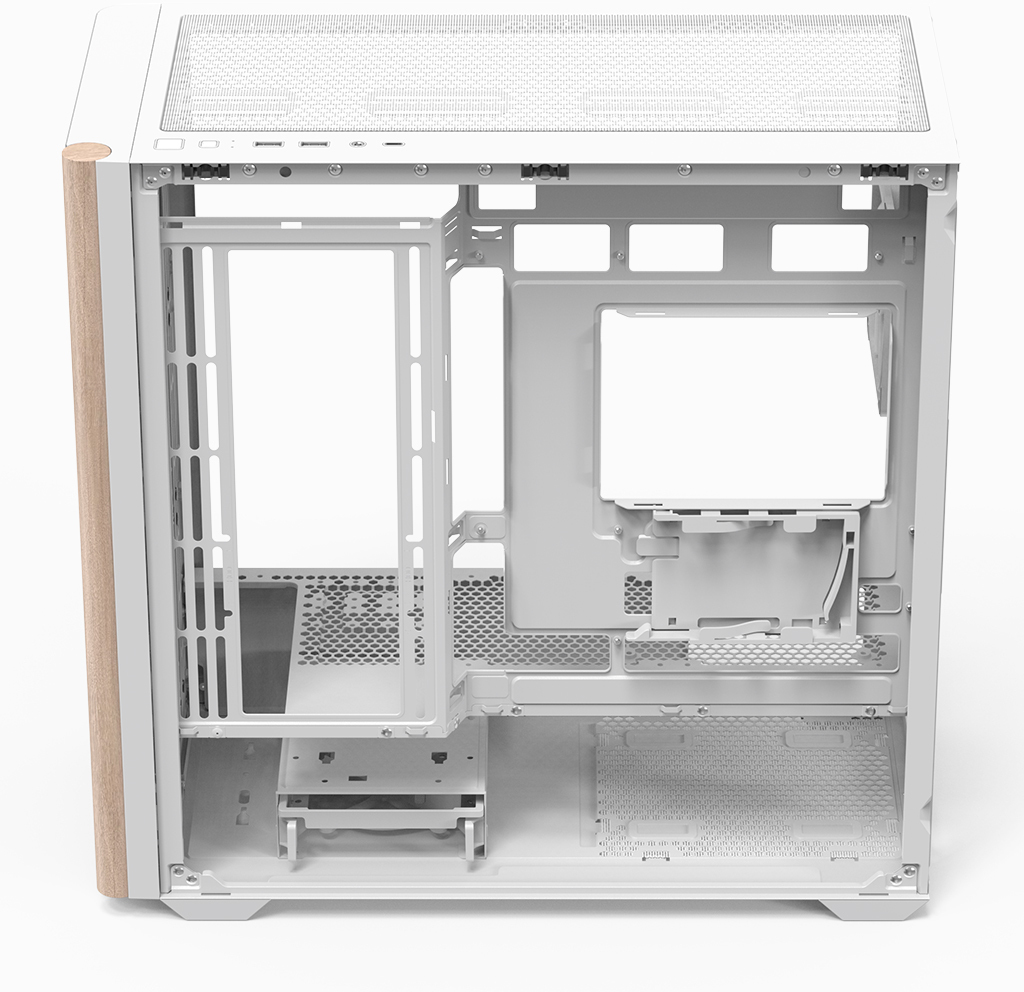 Aerocool - Caixa Micro-ATX Aerocool D301A ARGB Vidro Temperado Branco