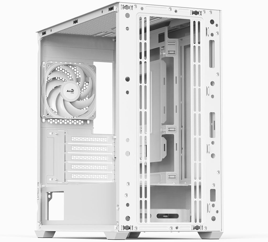Aerocool - Caixa Micro-ATX Aerocool D301A ARGB Vidro Temperado Branco