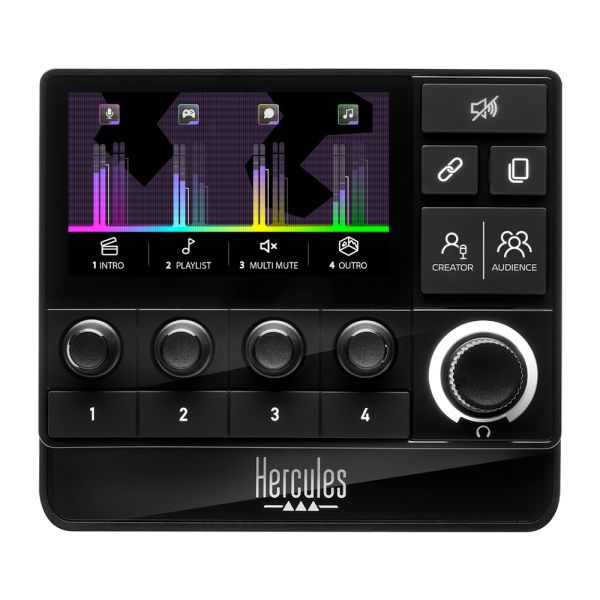 Hercules - Controlador DJ Hercules Áudio Profissional Hercules Stream 200 XLR