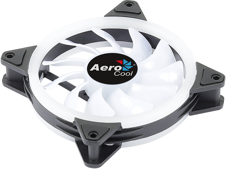 Aerocool - Ventoinha Aerocool Duo 12 ARGB Preto 120mm