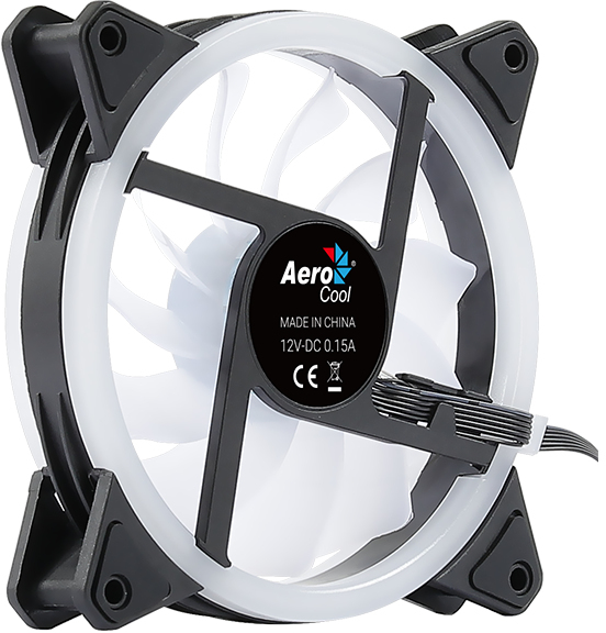 Aerocool - Ventoinha Aerocool Duo 12 ARGB Preto 120mm