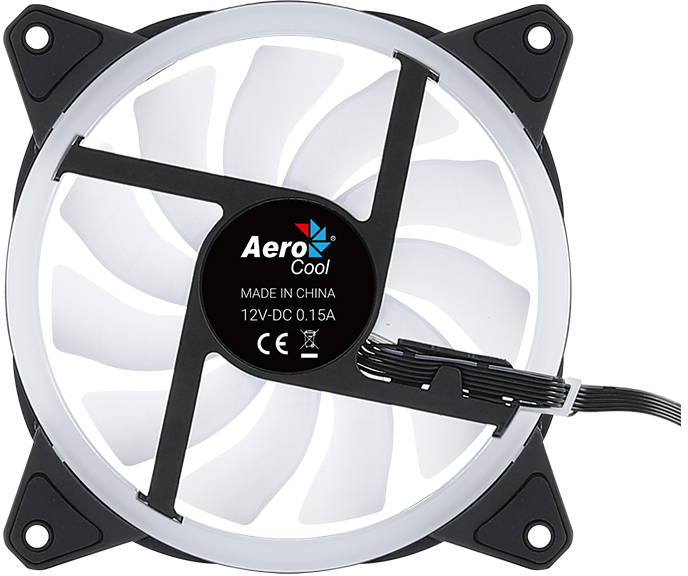 Aerocool - Ventoinha Aerocool Duo 12 ARGB Preto 120mm