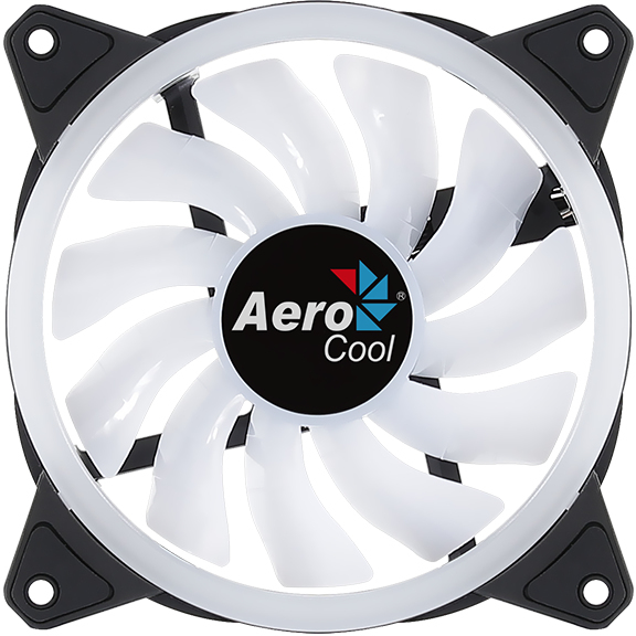 Aerocool - Ventoinha Aerocool Duo 12 ARGB Preto 120mm