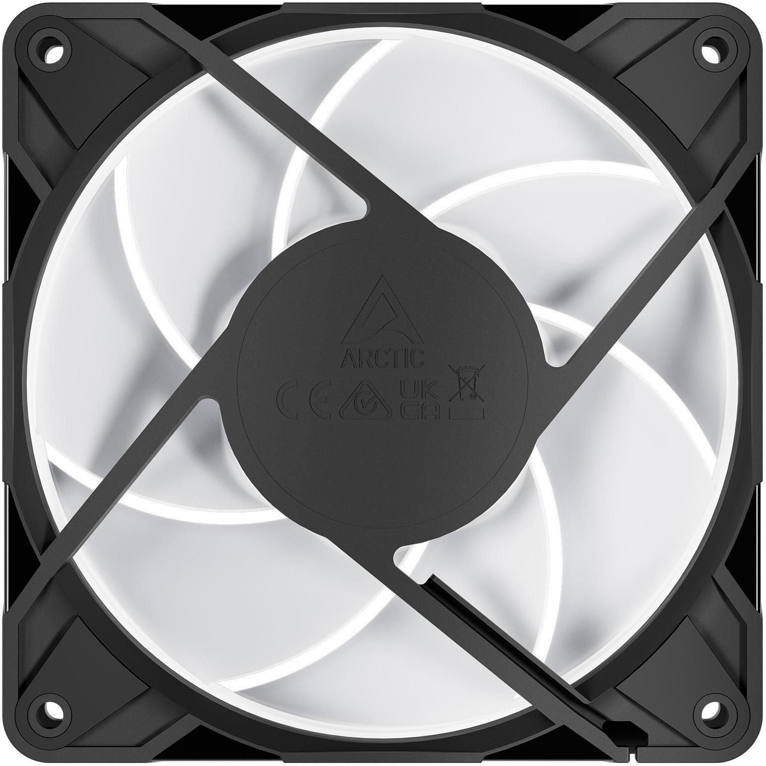 Arctic - Ventoinha Arctic P12 PRO PWM PST ARGB 120mm - Preto
