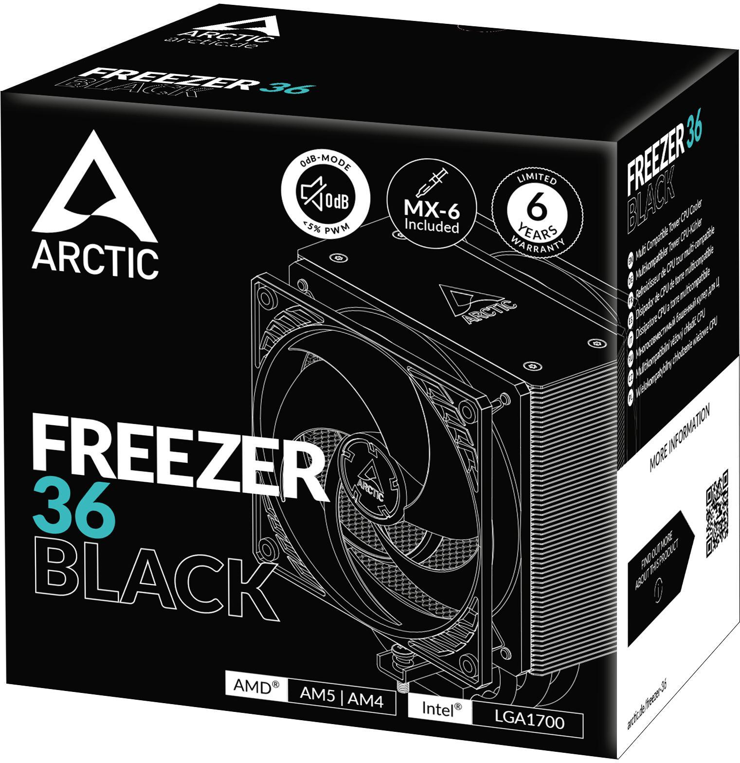 Arctic - Cooler CPU Arctic Freezer 36 Black - 120mm