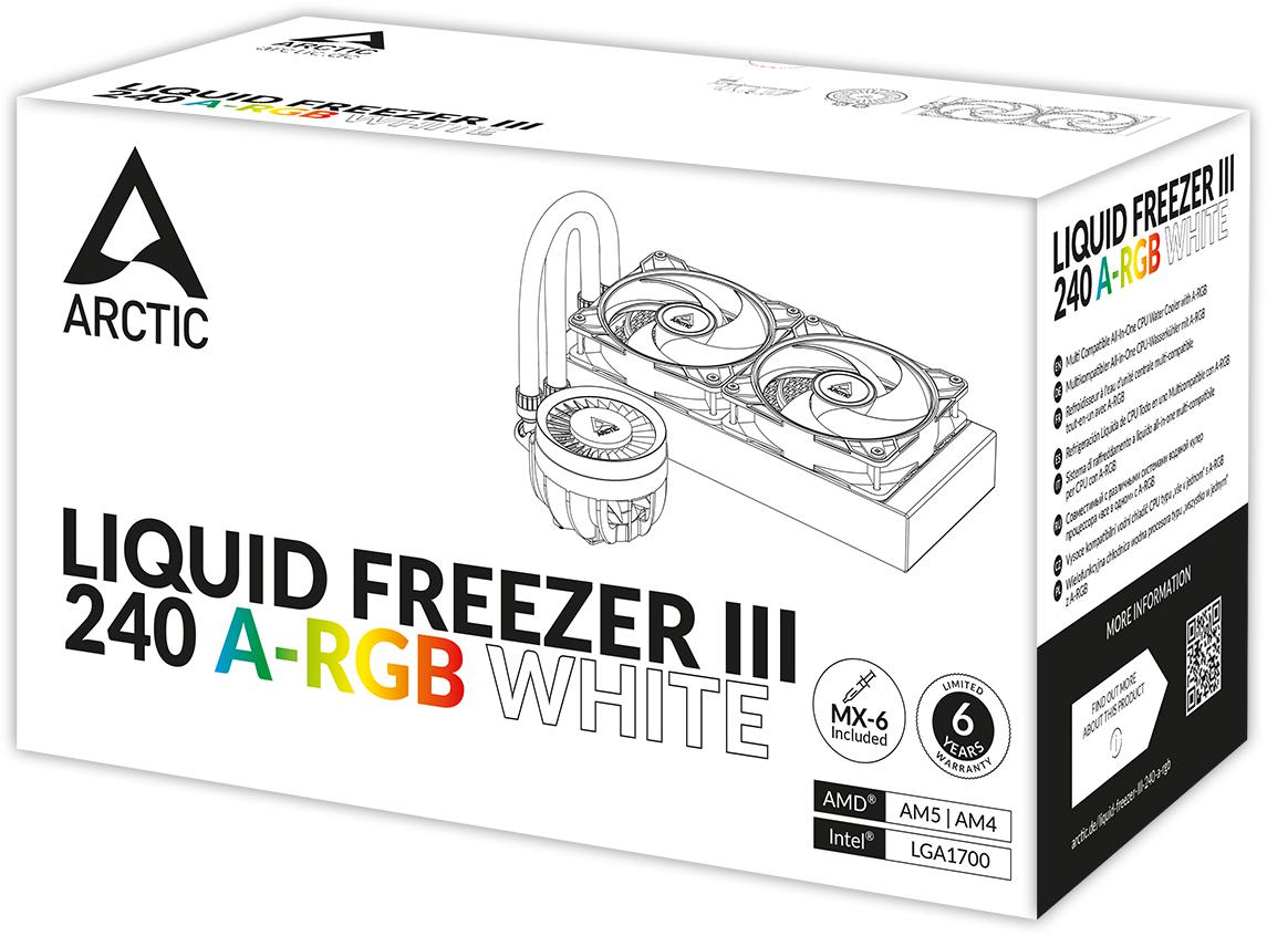 Arctic - Water Cooler CPU AIO Arctic Liquid Freezer III White - 240mm