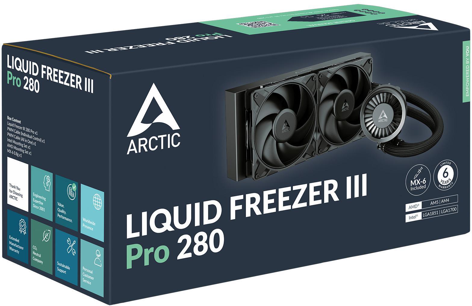  - Water Cooler CPU AIO Arctic Liquid Freezer III PRO - 280mm