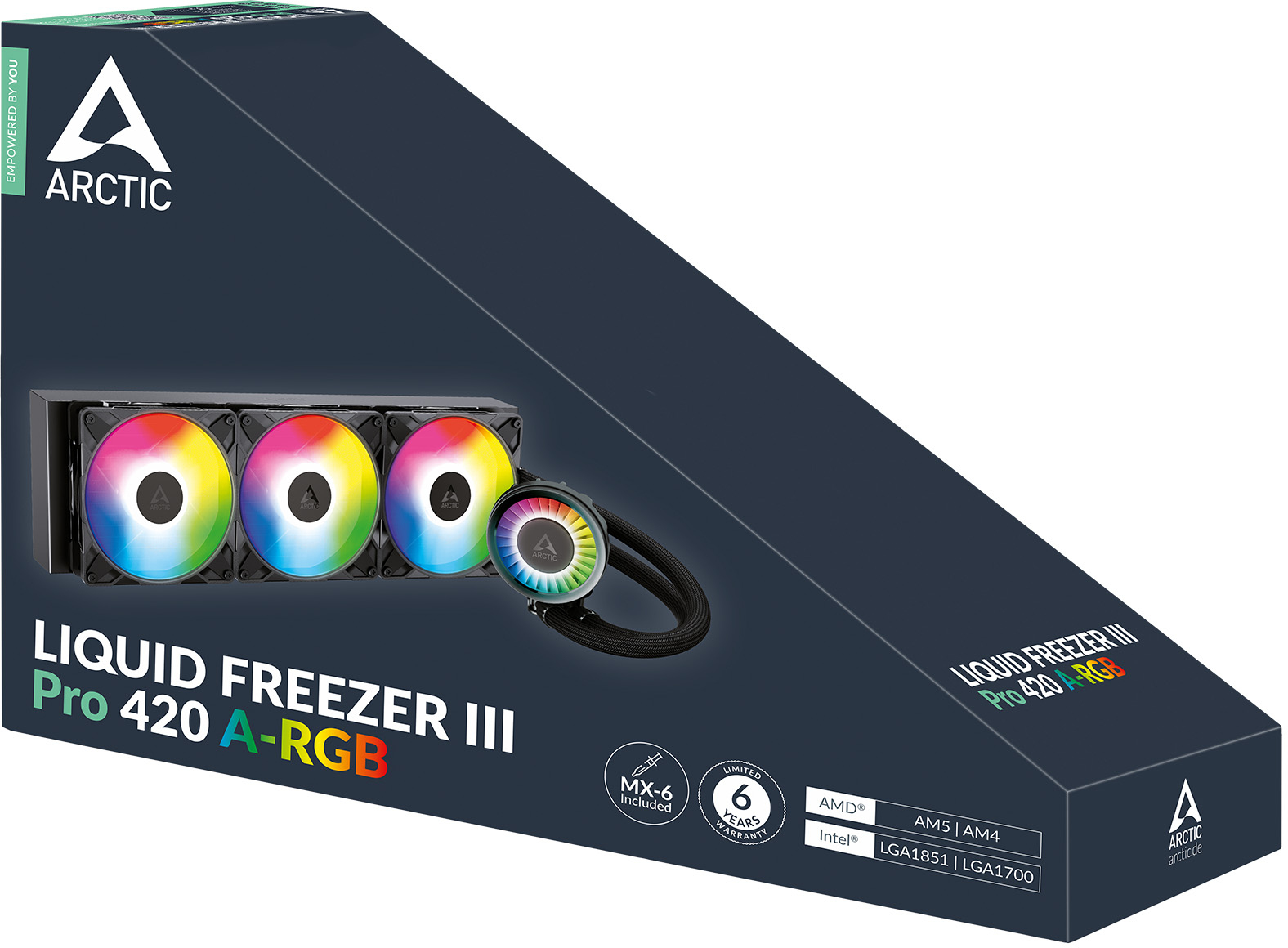 Arctic - Water Cooler CPU AIO Arctic Liquid Freezer III PRO ARGB - 420mm