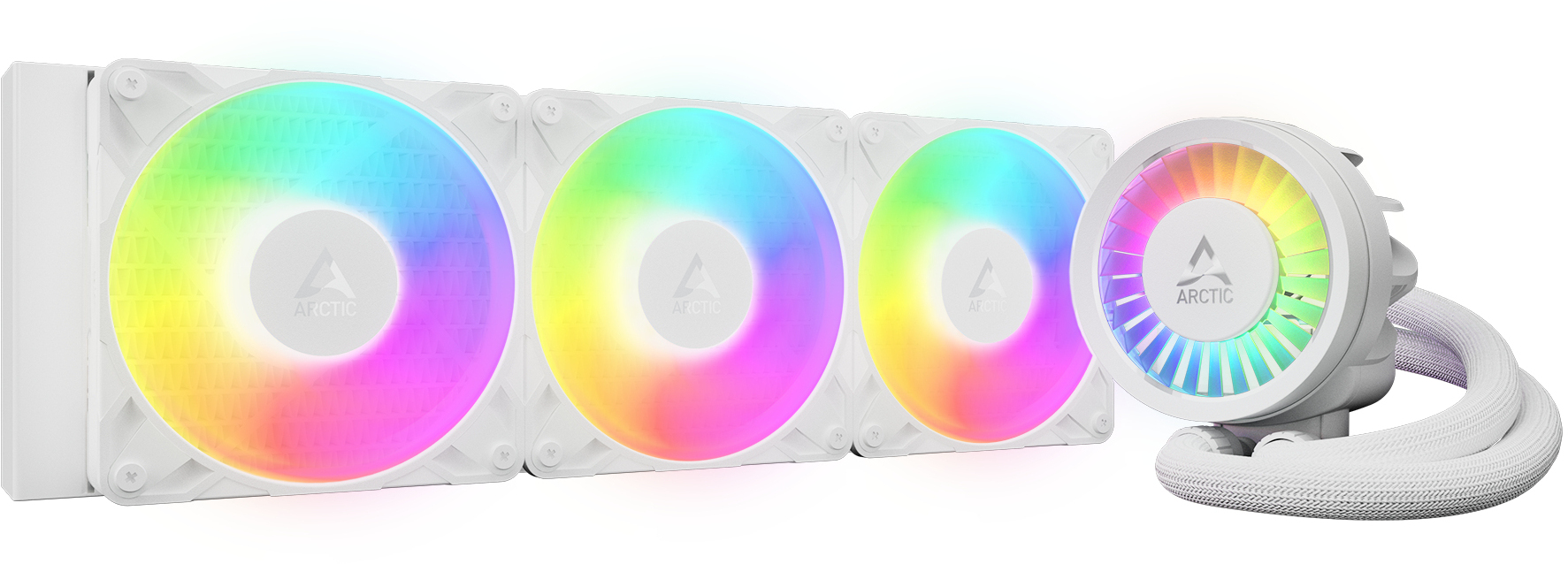 Water Cooler CPU AIO Arctic Liquid Freezer III PRO White - 360mm