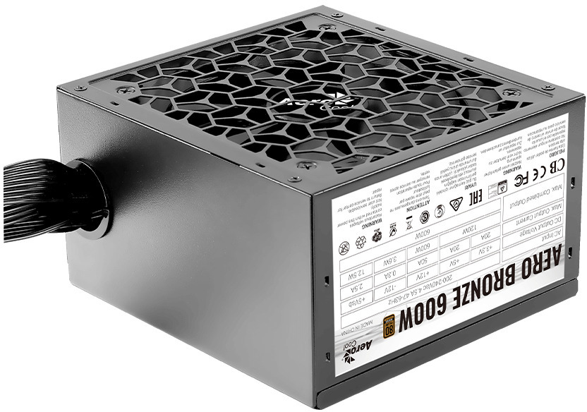 Aerocool - Fonte Aerocool Integrator 600W 80+ Bronze