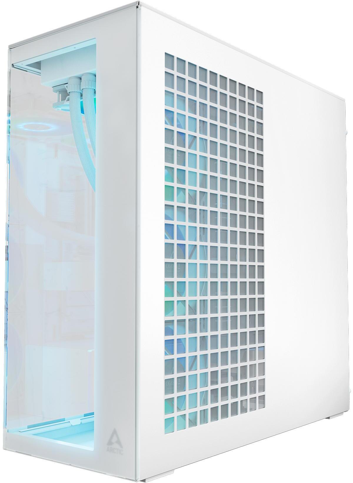  - Caixa E-ATX Arctic Xtender ARGB Vidro Temperado Branco