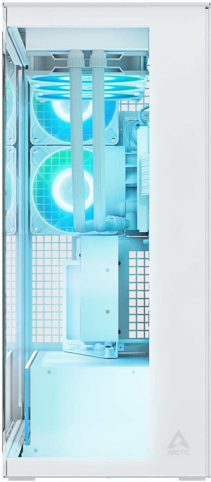  - Caixa E-ATX Arctic Xtender VG ARGB Vidro Temperado Branco