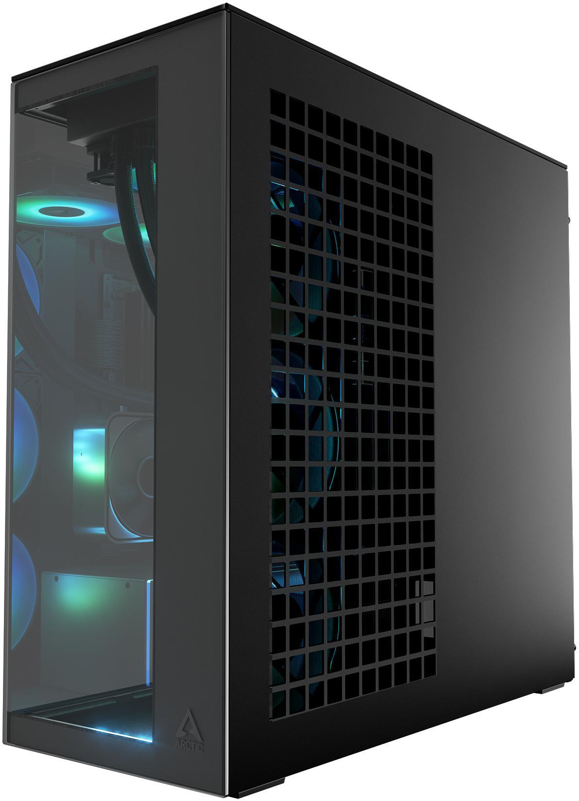  - Caixa E-ATX Arctic Xtender VG ARGB Vidro Temperado Preto Espelhado