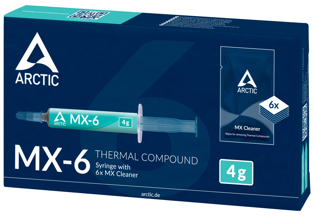Arctic - Pasta Térmica Arctic MX-6 inclui MX Cleaner (4g)