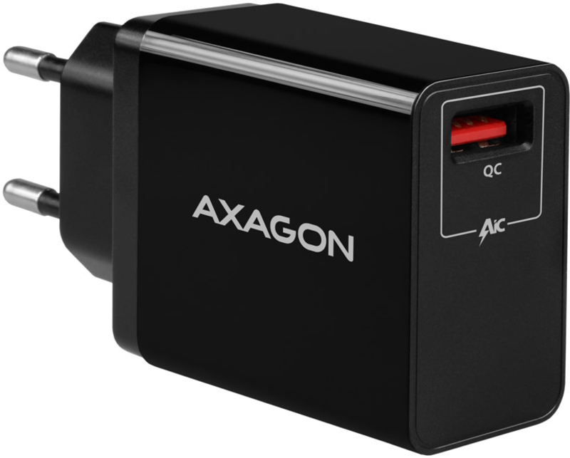 AXAGON - Carregador de parede AXAGON ACU-QC19 1x QC3.0/AFC/FCP/SMART 19W Preto