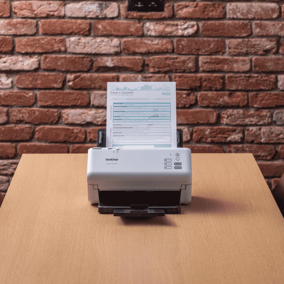 Brother - Scanner de Documentos Brother ADS-4300N 40PPM 80IPM Ethernet