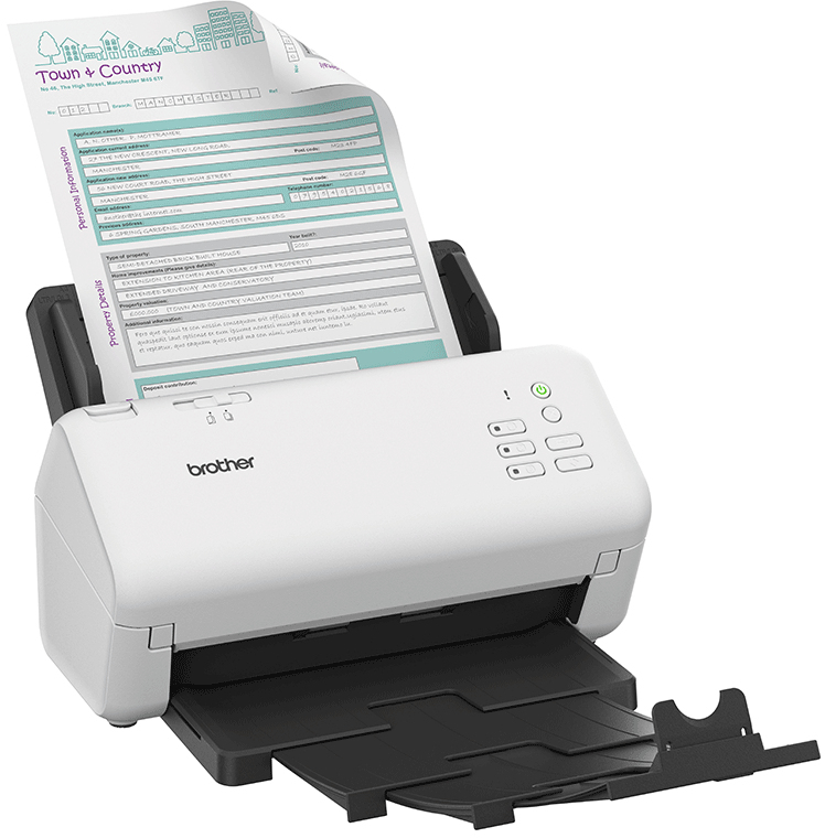 Brother - Scanner de Documentos Brother ADS-4300N 40PPM 80IPM Ethernet