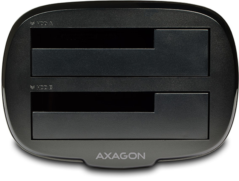 AXAGON - Dual Dock HDD AXAGON ADSA-ST, USB 3.0, 2x 2,5"/3,5" SSD/HDD, SATA 6