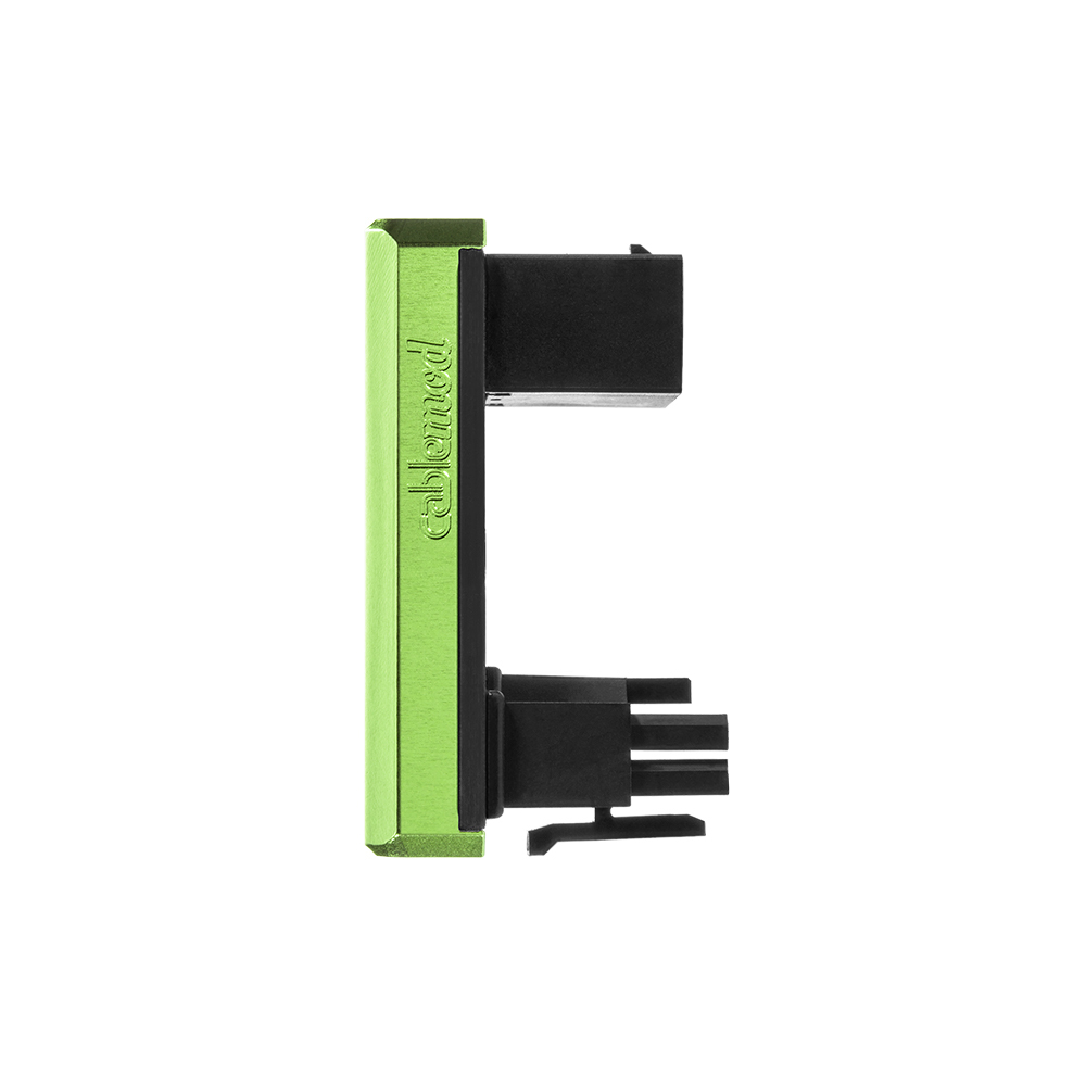 CableMod - Adaptador CableMod 12VHPWR 180 Graus Variante B Verde