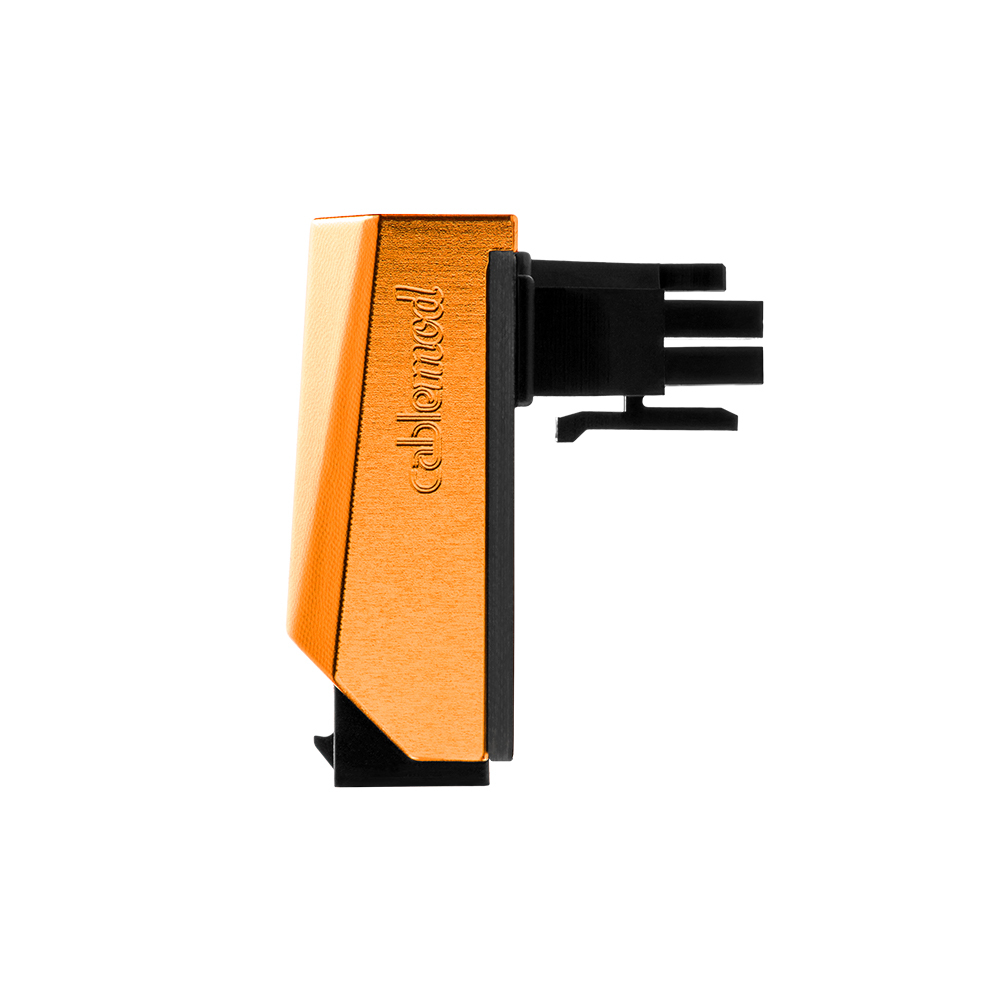 CableMod - Adaptador CableMod 12VHPWR 90 Graus Variante B Laranja