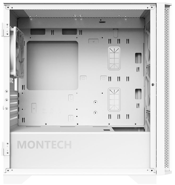 Montech - Caixa Micro-ATX Montech AIR 100 ARGB Vidro Temperado Branco