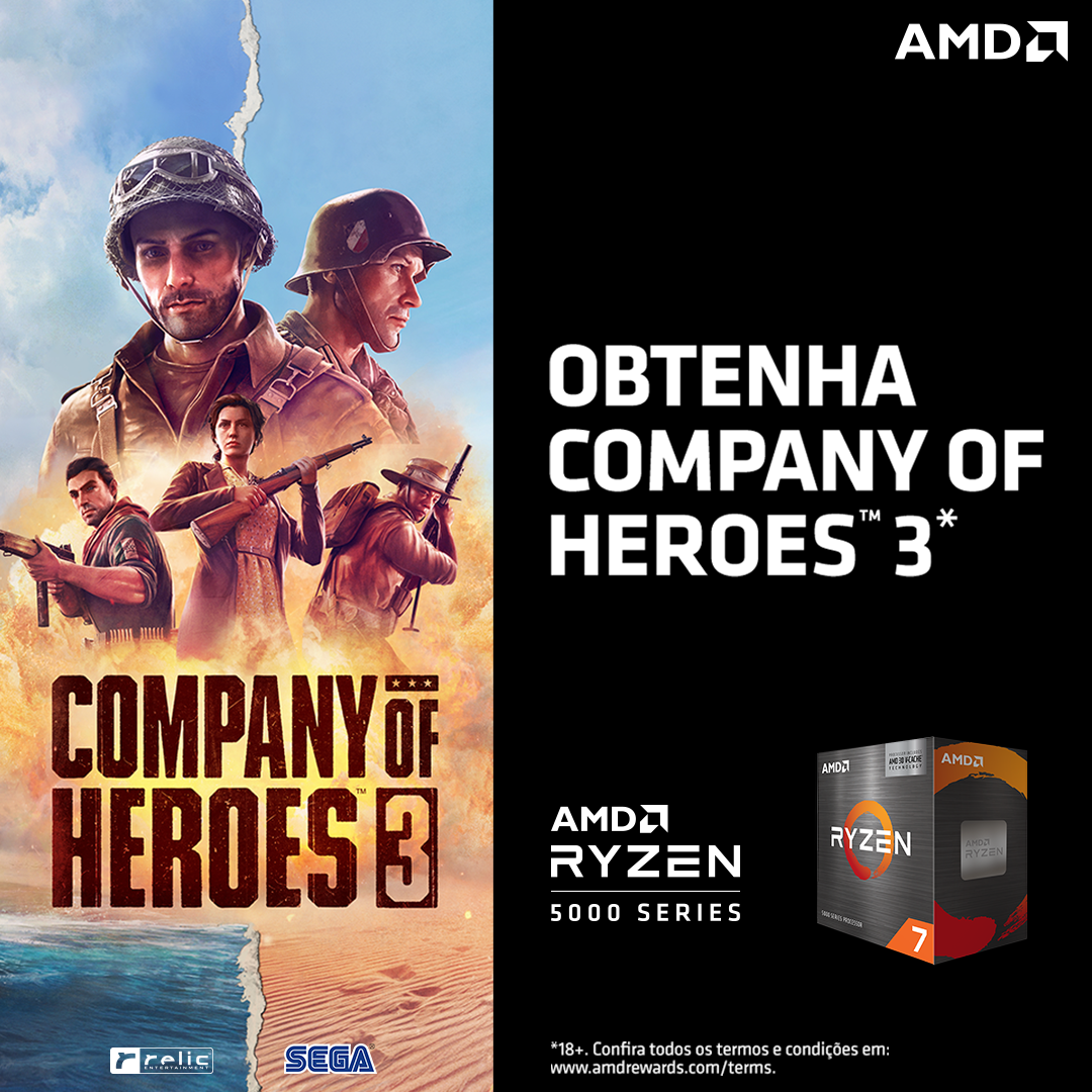 Cupão AMD - Company of Heroes 3 Cupão AMD - Company of Heroes 3