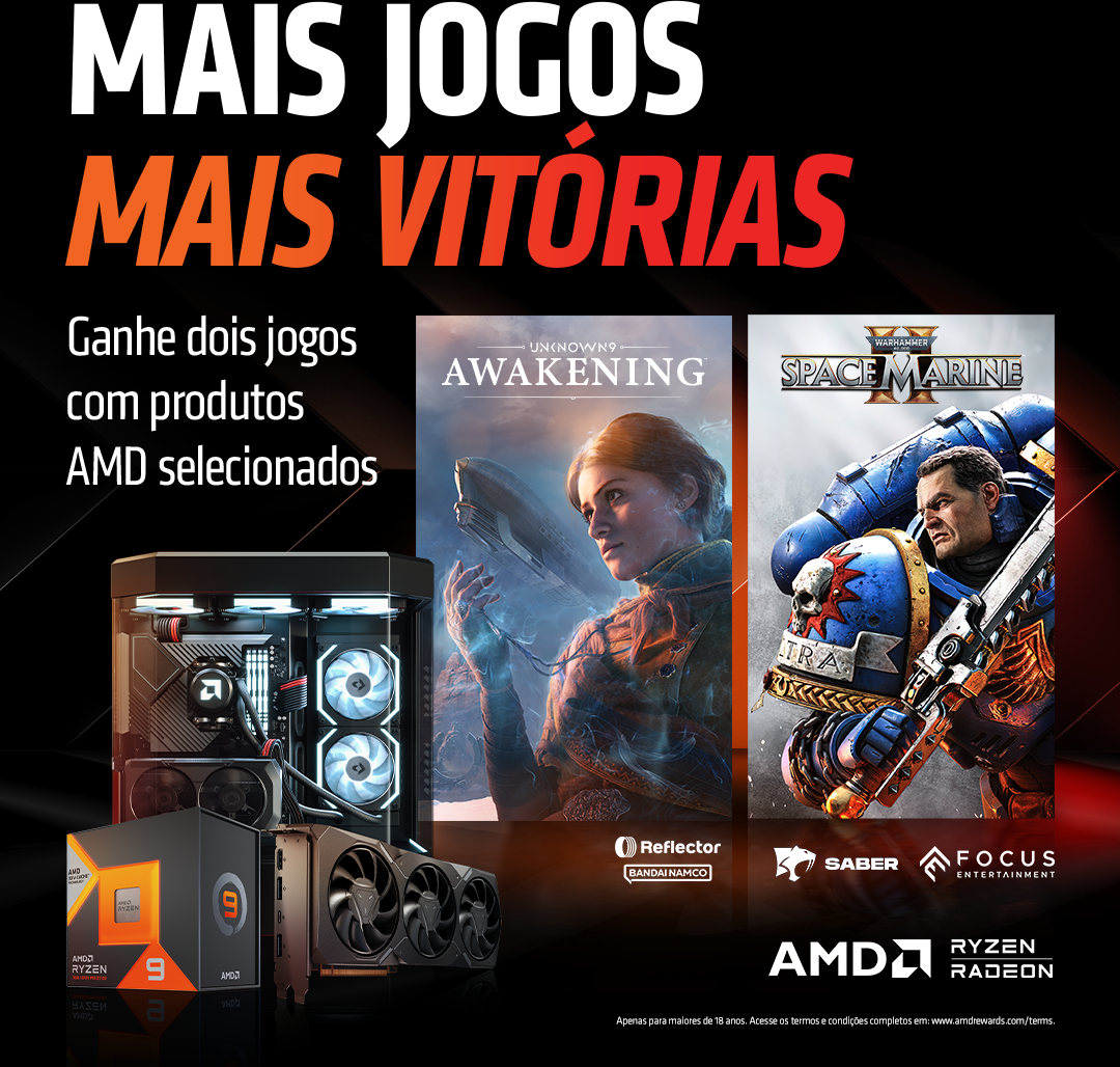 Cupão para Space Marines + Unknown 9 com Gráficas AMD via amdrewards.com