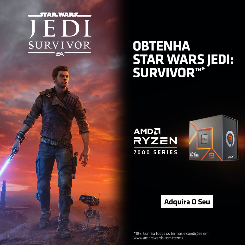 Cupão AMD Ryzen - Star Wars Jedi: Survivor