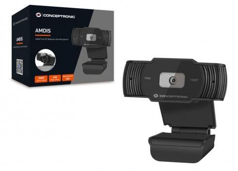 - Webcam Conceptronic AMDIS04B Full HD 1080p