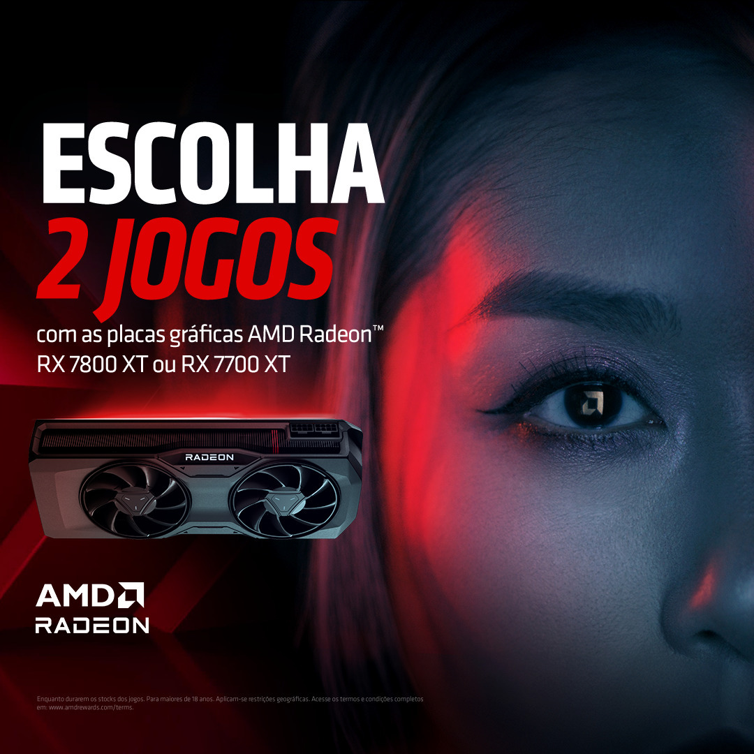 Cupão AMD - Radeon RX 7800 XT / RX 7700 XT Bundle