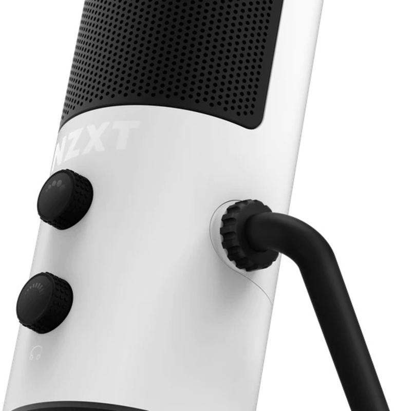 NZXT - Microfone NZXT Capsule Cardioid USB Branco