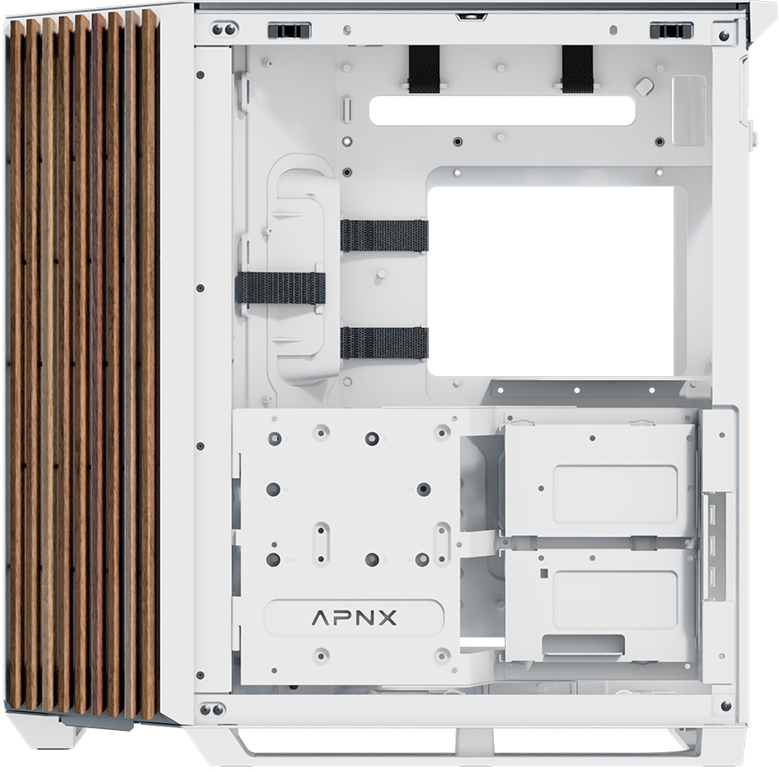 APNX - Caixa ATX APNX V1 Branco/Madeira