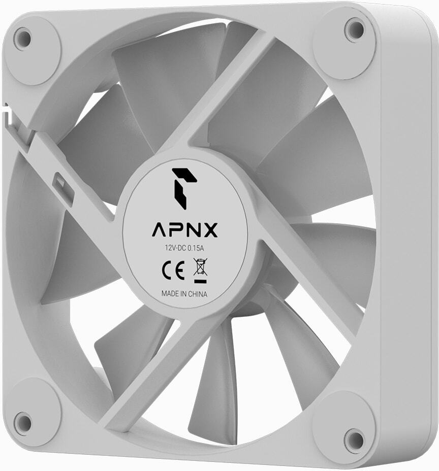 APNX - Ventoinha APNX FP1-Q-120 PWM ARGB Branco - 120mm