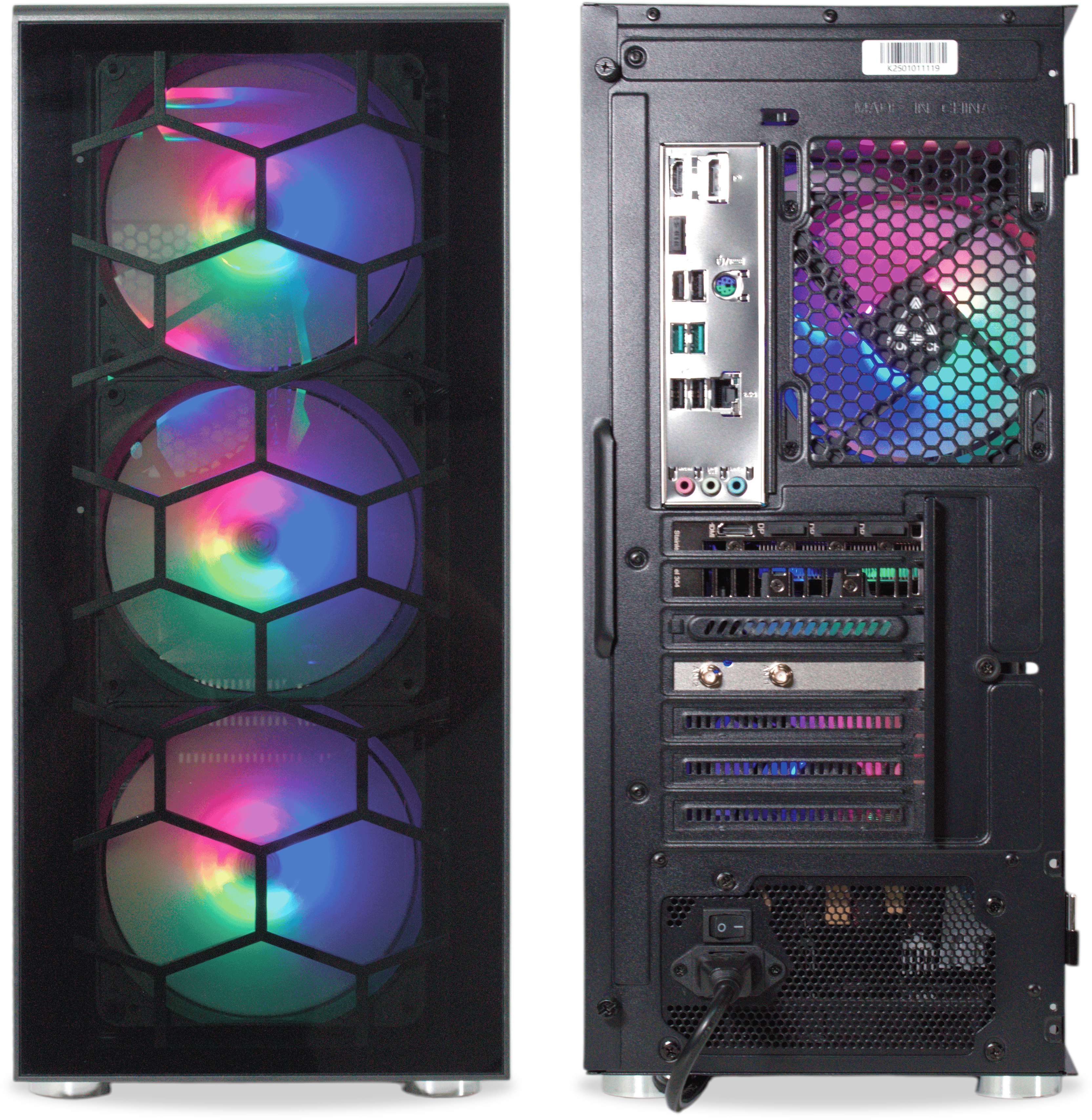 AURA PC - Computador AURA Gamer-PC Powered by ASUS Intel i5 14400F 32GB DDR5 1TB RTX 5060 Ti WiFi W11