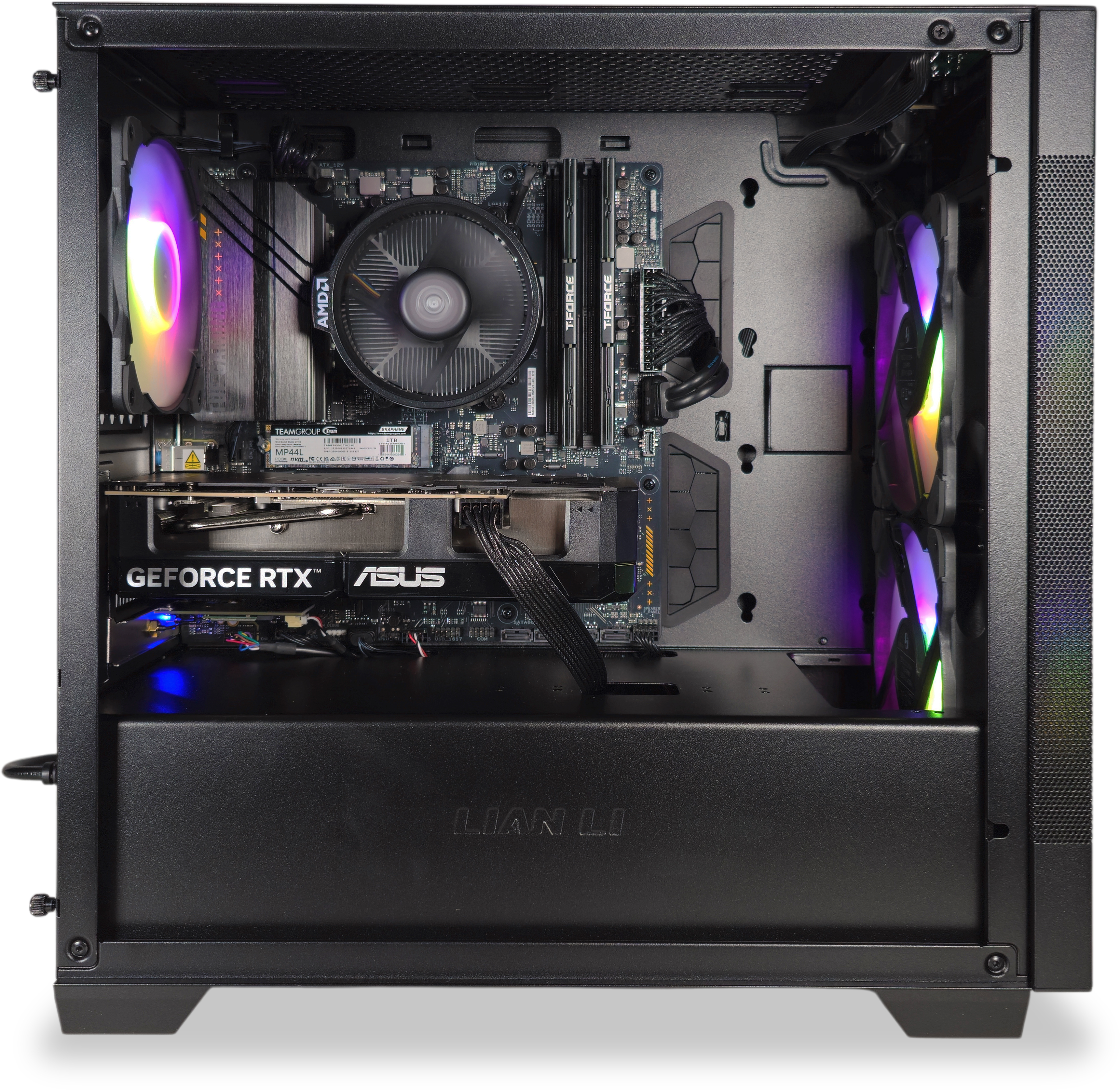 AURA PC - Computador AURA Gamer-PC Powered by ASUS Ryzen 5 7500F 32GB DDR5 1TB RTX 5060 Ti 16GB WiFi W11
