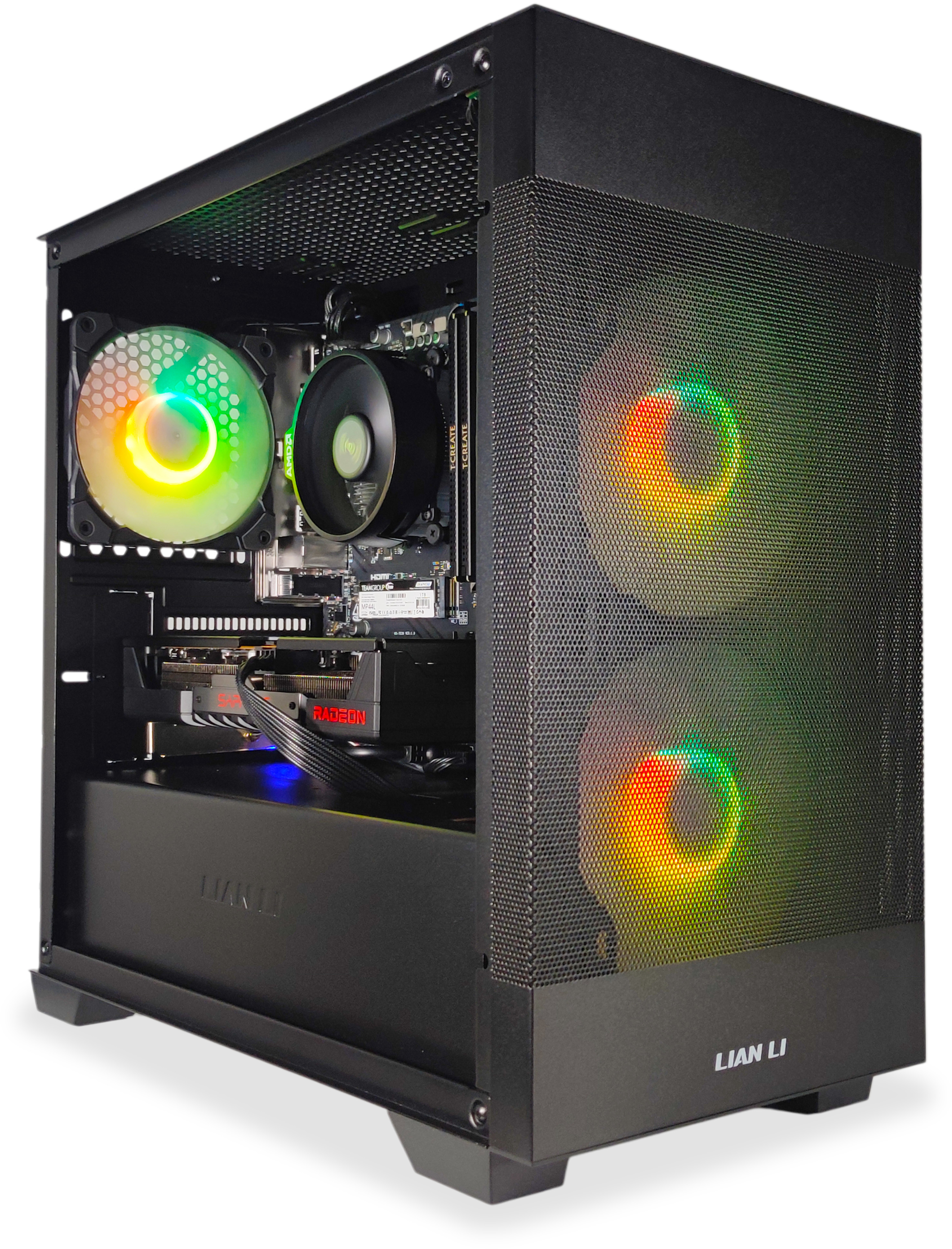 AURA PC - Computador AURA Gamer-PC Ryzen 5 7500F 32GB DDR5 1TB RX 9060 XT 16GB WiFi W11