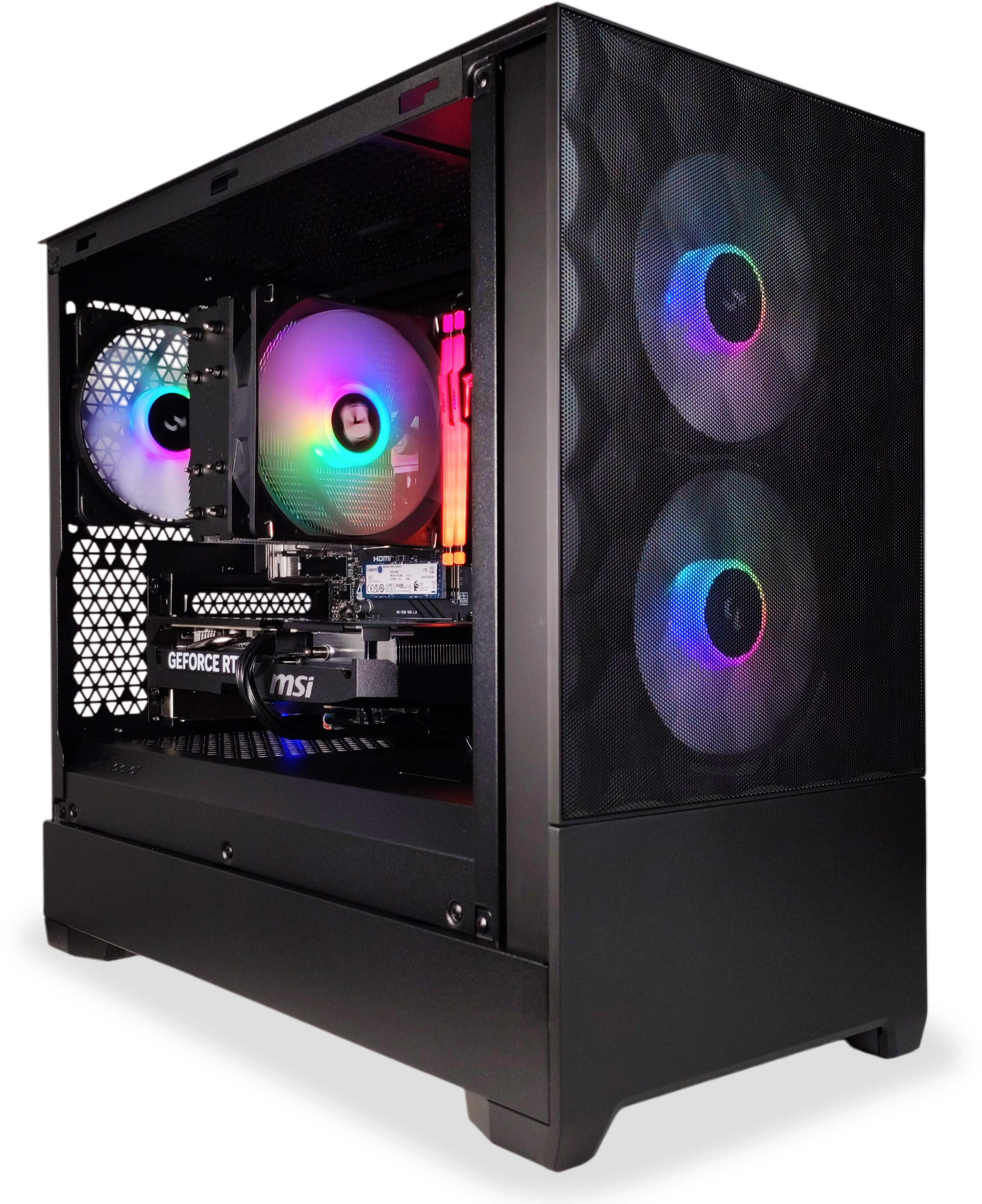 AURA PC - Computador AURA Gamer-PC Ryzen 5 7500F 32GB DDR5 1TB RTX 5060 Ti 16GB WiFi W11