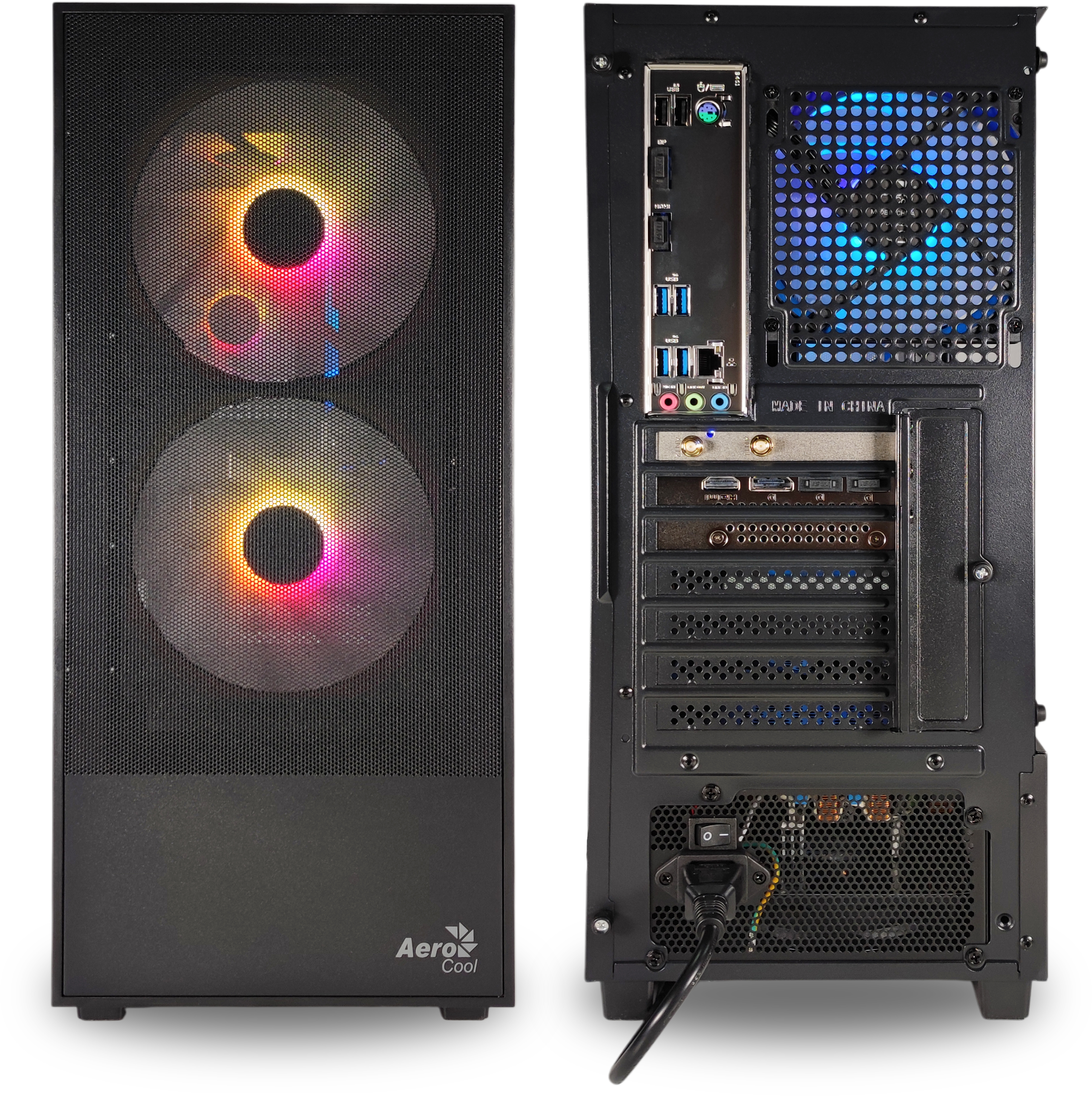 AURA PC - Computador AURA Gamer-PC Ryzen 5 5600 32GB DDR4 1TB RTX 5060 Ti 16GB WiFi W11