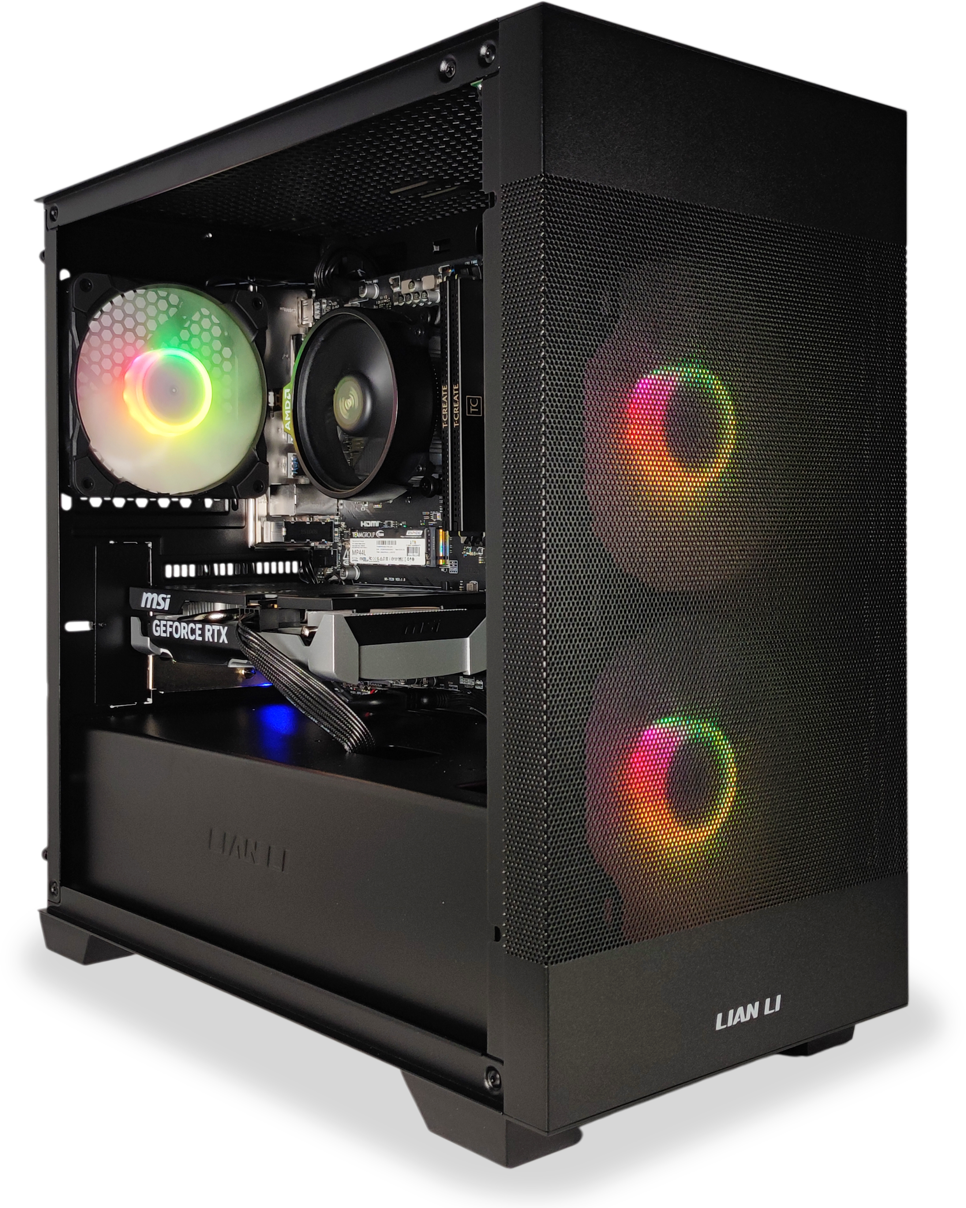 AURA PC - Computador AURA Gamer-PC Ryzen 5 7500F 32GB DDR5 1TB RTX 5060 WiFi W11