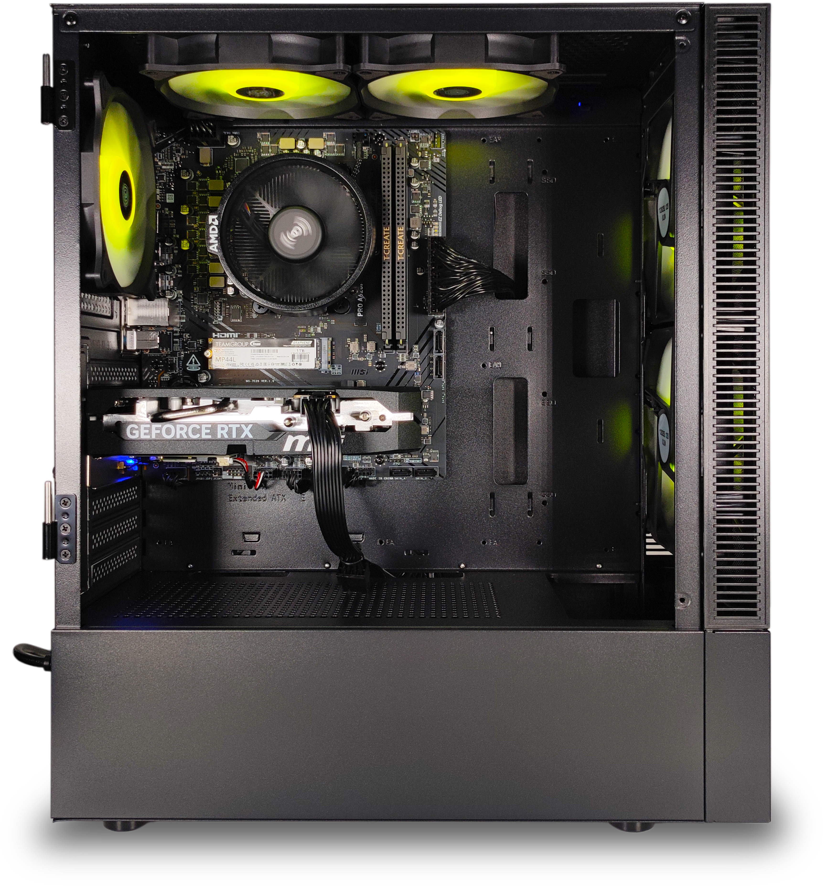 AURA PC - Computador AURA Gamer-PC *Team 7 Edition* Ryzen 5 7500F 32GB DDR5 1TB RTX 5060 WiFi W11