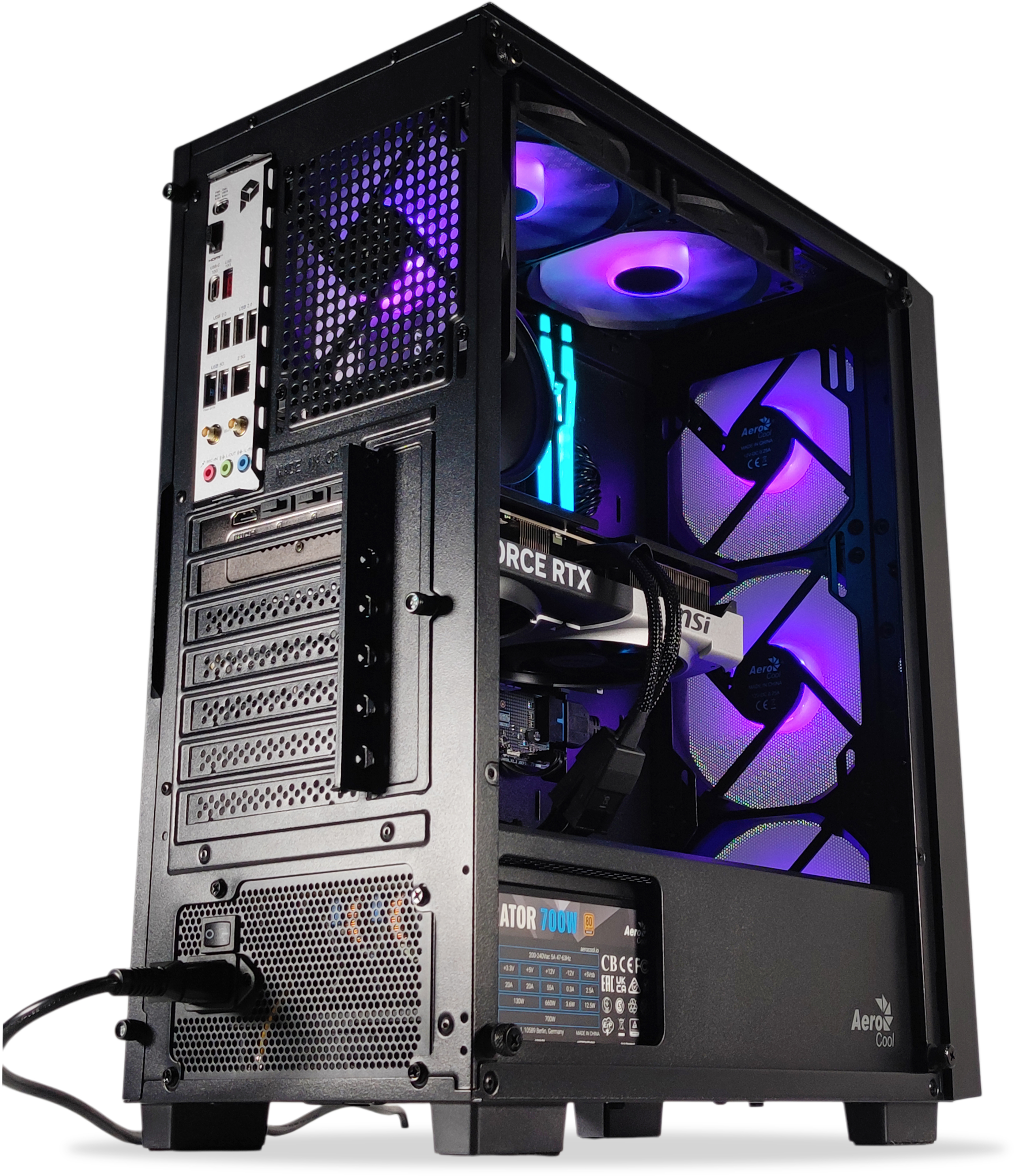 AURA PC - Computador AURA Gamer-PC TEAM 7 EDITION Ryzen 5 7500F 32GB DDR5 1TB RTX 5070 WiFi W11