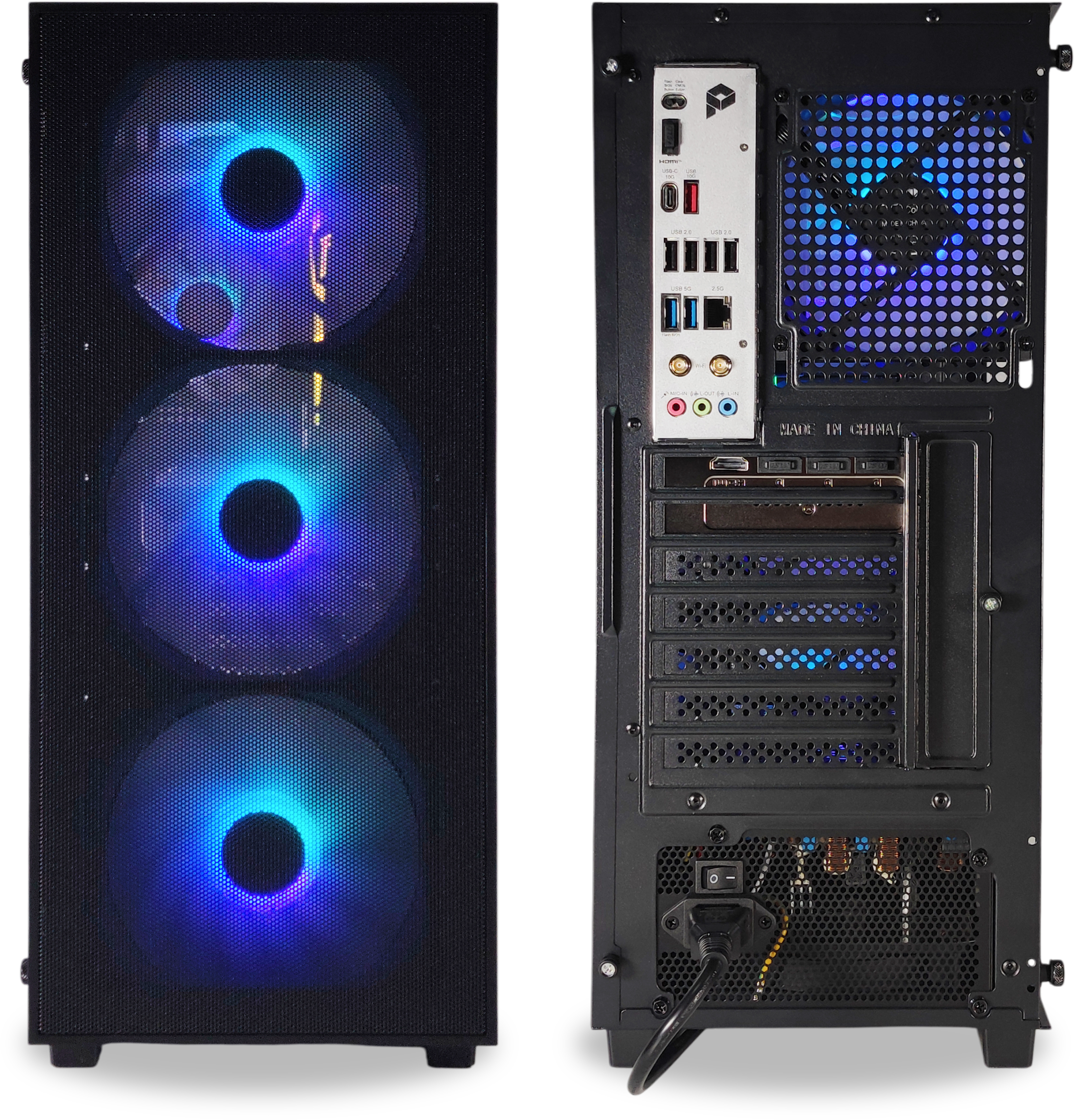 AURA PC - Computador AURA Gamer-PC TEAM 7 EDITION Ryzen 5 7500F 32GB DDR5 1TB RTX 5070 WiFi W11
