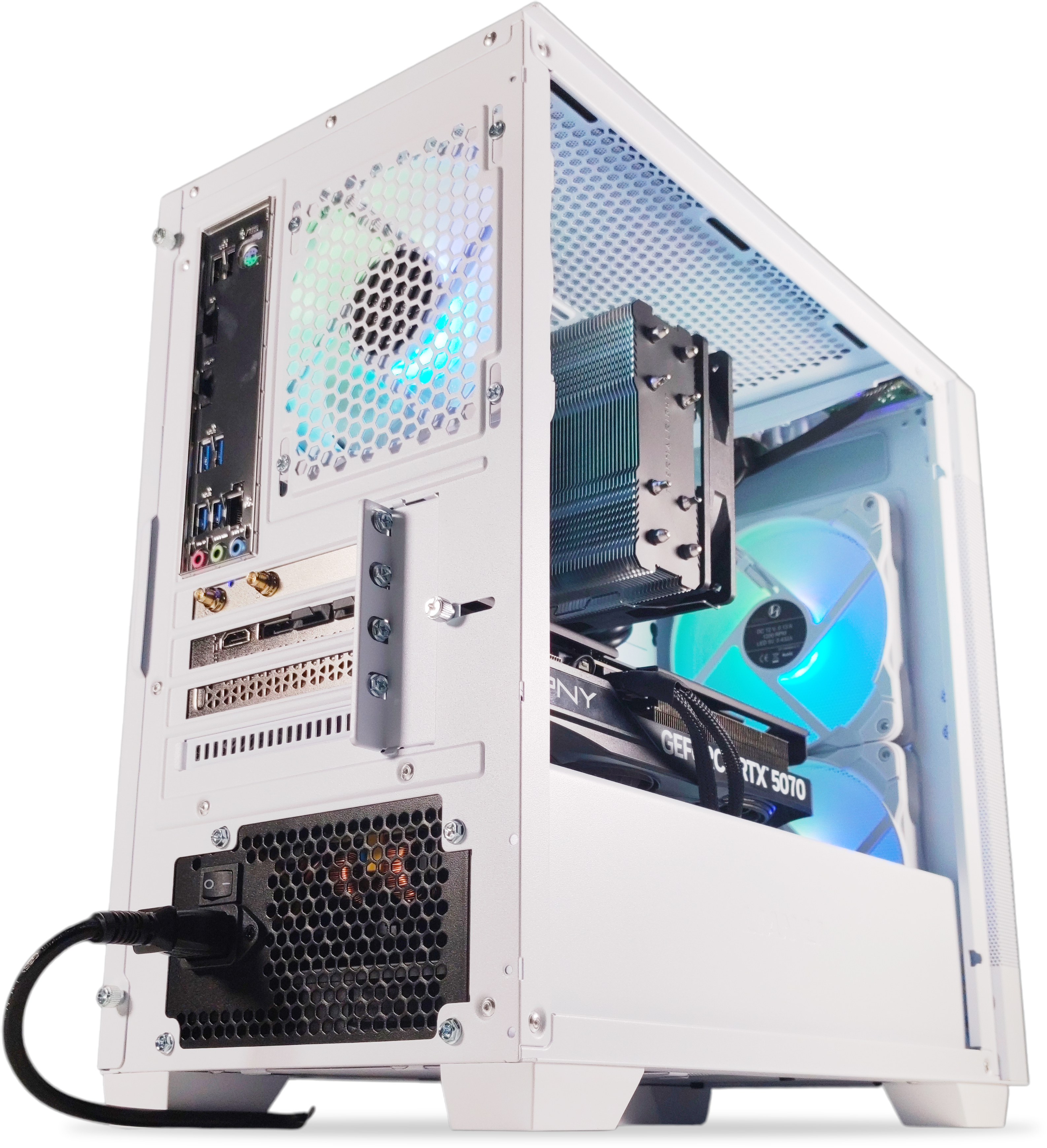AURA PC - Computador AURA Gamer-PC Ryzen 7 5700X3D 32GB DDR4 1TB RTX 5070 WiFi W11